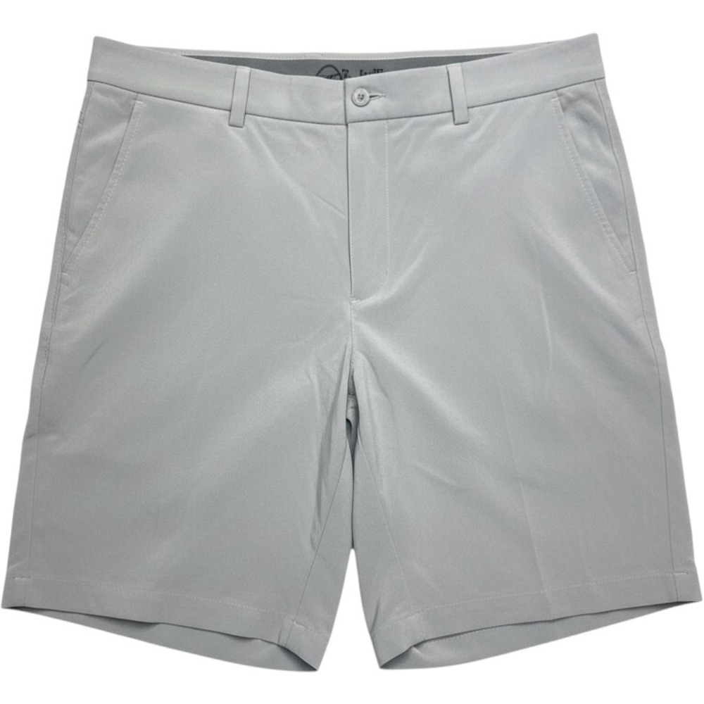 Pro Tour Mens Golf Shorts Gray Size 34 Performance Stretch Flat Front Casual